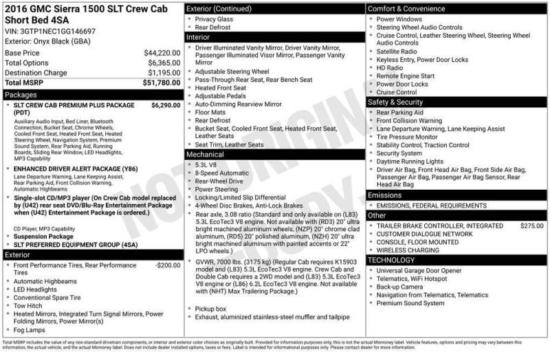 2016 GMC Sierra 1500