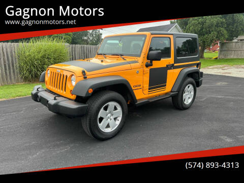 2013 Jeep Wrangler for sale at Gagnon  Motors - Gagnon Motors in Akron IN