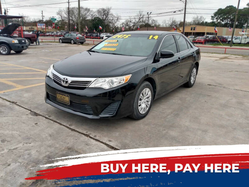 2014 Toyota Camry for sale at Northtown Auto Center in Houston TX