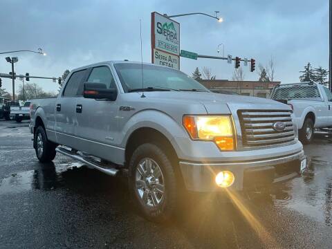 2011 Ford F-150 for sale at SIERRA AUTO LLC in Salem OR