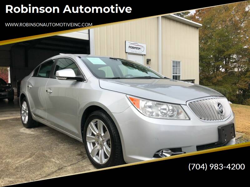 2012 Buick LaCrosse for sale at Robinson Automotive in Albemarle NC