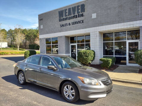 2012 Honda Accord for sale at Weaver Motorsports Inc in Cary NC