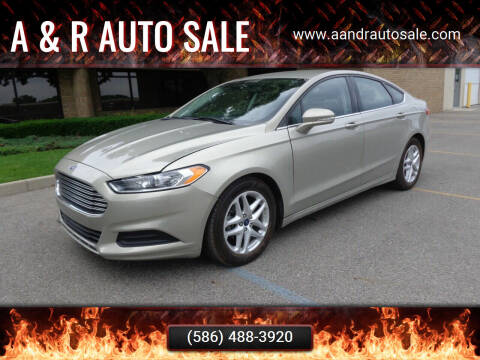2015 Ford Fusion for sale at A & R Auto Sale in Sterling Heights MI