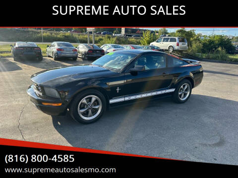 2006 Ford Mustang for sale at SUPREME AUTO SALES in Grandview MO