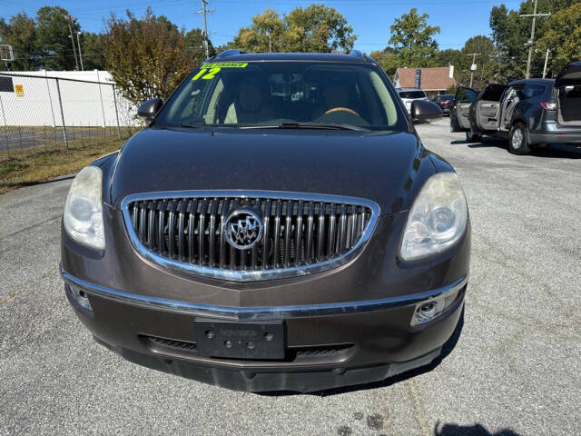 2012 Buick Enclave for sale at Paragon Auto Sales & Service, INC. in Greensboro, NC