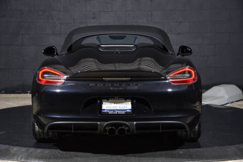 2016 Porsche Boxster Spyder