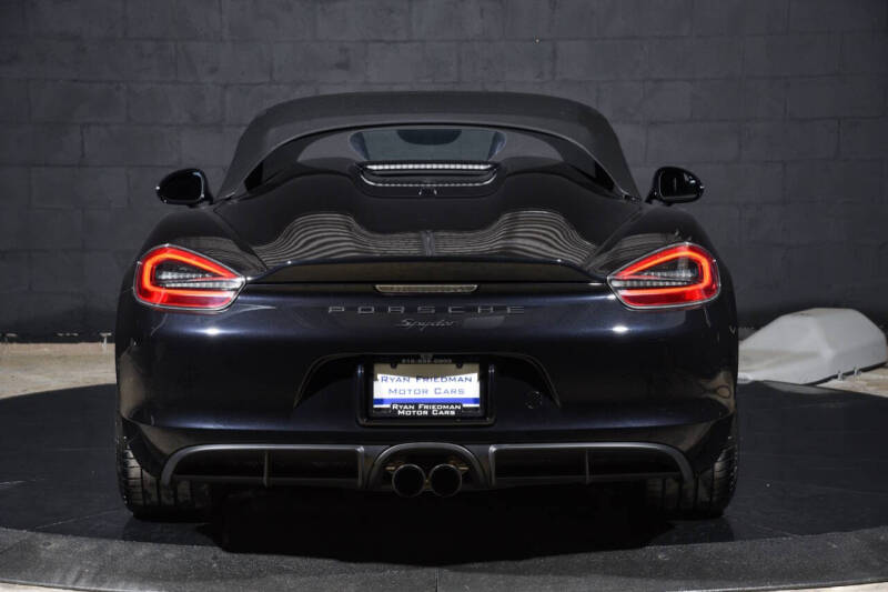 2016 Porsche Boxster Spyder