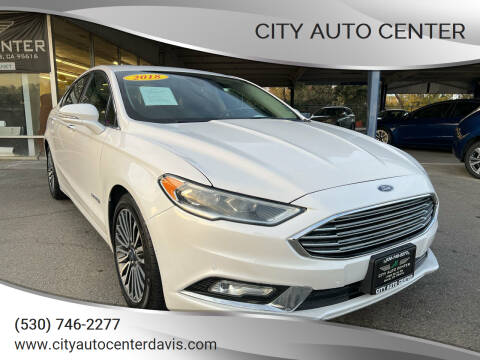 2018 Ford Fusion Hybrid for sale at City Auto Center in Davis CA