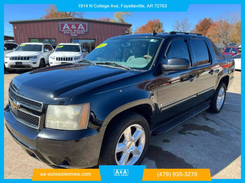2007 Chevrolet Avalanche for sale at A & A Auto Sales in Fayetteville AR