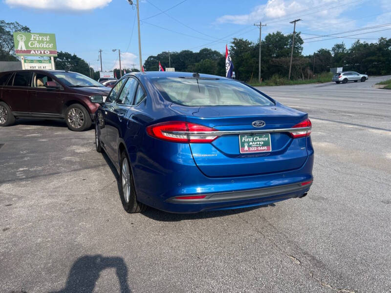 2018 Ford Fusion SE