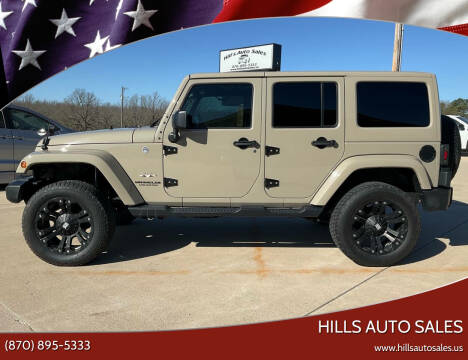 2017 Jeep Wrangler Unlimited for sale at Hills Auto Sales in Salem AR