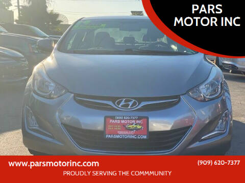 2014 Hyundai Elantra for sale at PARS MOTOR INC in Pomona CA