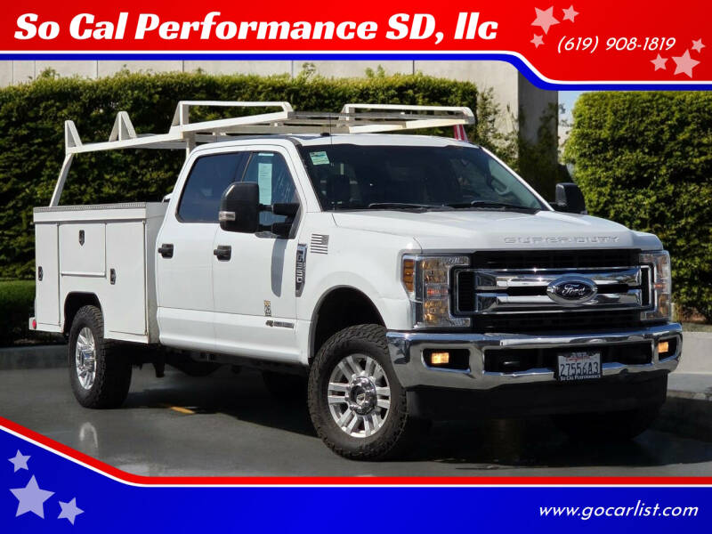 2019 Ford F-350 Super Duty for sale at So Cal Performance SD, llc in San Diego CA