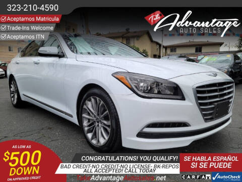 2015 Hyundai Genesis for sale at ADVANTAGE AUTO SALES INC in Bell CA