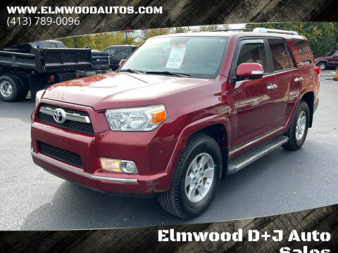 2011 Toyota 4Runner for sale at Elmwood D+J Auto Sales in Agawam MA