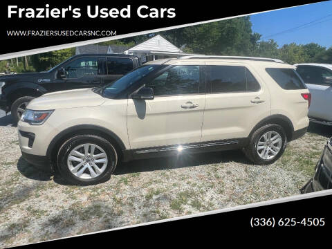 2018 Ford Explorer for sale at Frazier's Used Cars in Asheboro NC