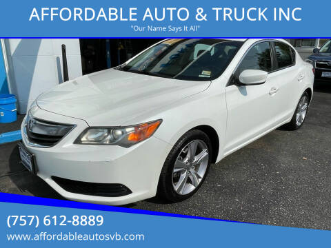 2014 Acura ILX for sale at AFFORDABLE AUTO & TRUCK INC in Virginia Beach VA