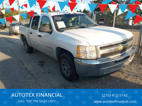 2012 Chevrolet Silverado 1500 for sale at AUTOTEX FINANCIAL in San Antonio TX