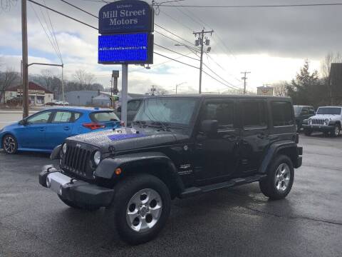 2014 Jeep Wrangler Unlimited for sale at Mill Street Motors in Worcester MA