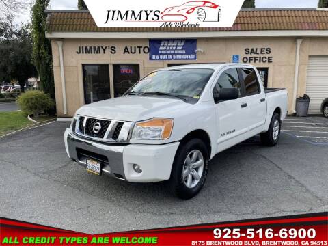 2010 Nissan Titan for sale at JIMMY'S AUTO WHOLESALE in Brentwood CA