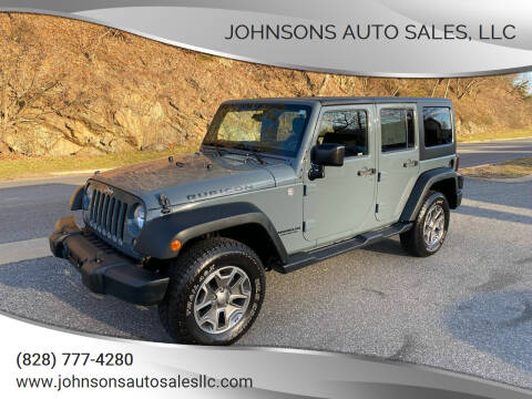 2014 Jeep Wrangler Unlimited for sale at Johnsons Auto Sales, LLC in Marshall NC