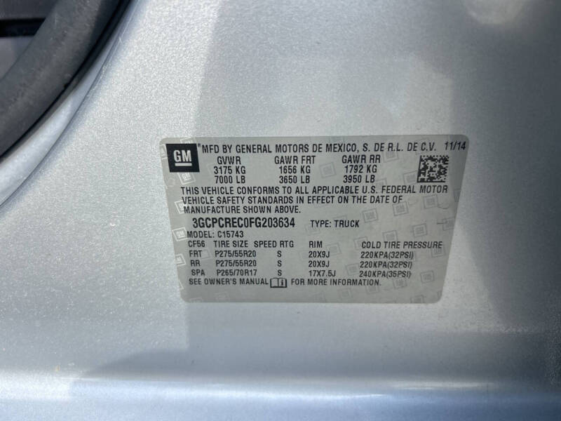 2015 Chevrolet Silverado 1500 LT