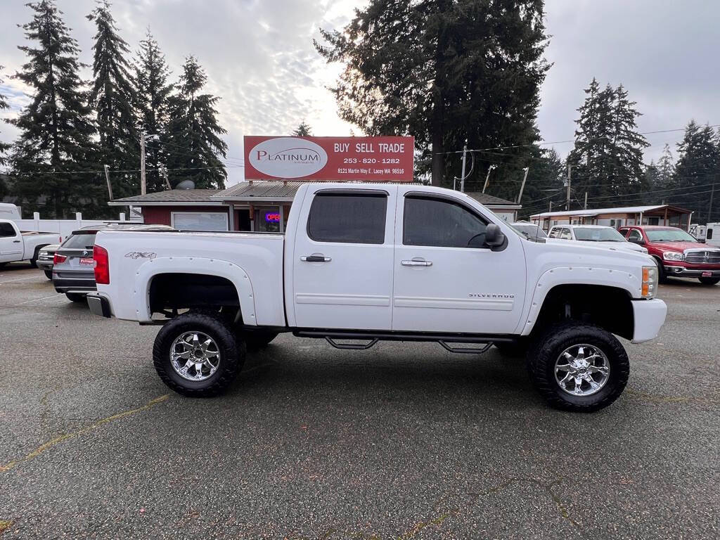 2010 Chevrolet Silverado 1500 for sale at PLATINUM AUTO SALES INC in Lacey, WA