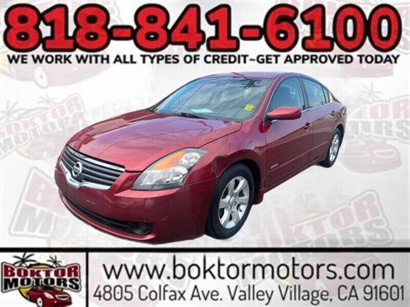 2007 nissan altima red