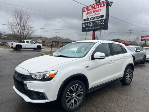 2016 Mitsubishi Outlander Sport for sale at Unlimited Auto Group in West Chester OH