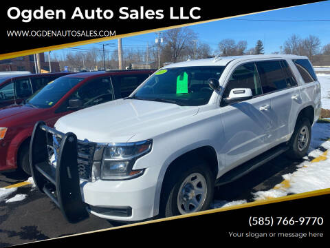 2018 Chevrolet Tahoe for sale at Ogden Auto Sales LLC in Spencerport NY