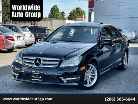 2012 Mercedes-Benz C-Class for sale at Worldwide Auto Group in Auburn WA