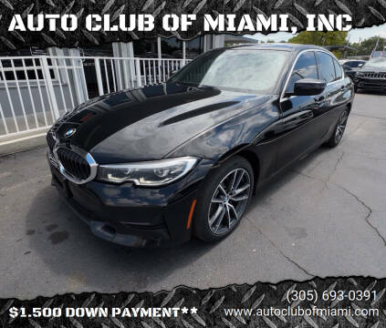 2020 BMW 3 Series for sale at AUTO CLUB OF MIAMI, INC in Miami FL