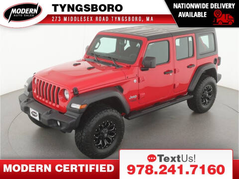 2020 Jeep Wrangler Unlimited for sale at Modern Auto Sales in Tyngsboro MA