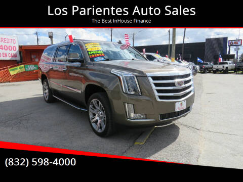 2016 Cadillac Escalade ESV for sale at Los Parientes Auto Sales in Houston TX