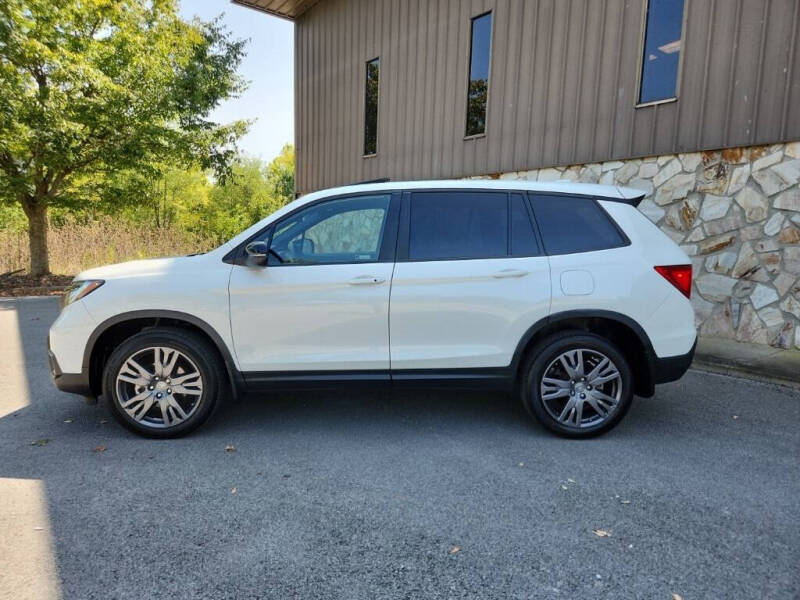 Used 2021 Honda Passport EX-L with VIN 5FNYF8H52MB038823 for sale in Maysville, KY