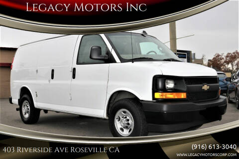 2017 Chevrolet Express for sale at Legacy Motors Inc in Roseville CA