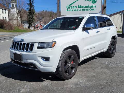 2014 Jeep Grand Cherokee for sale at Green Mountain Auto Spa and Used Cars in Williamstown VT