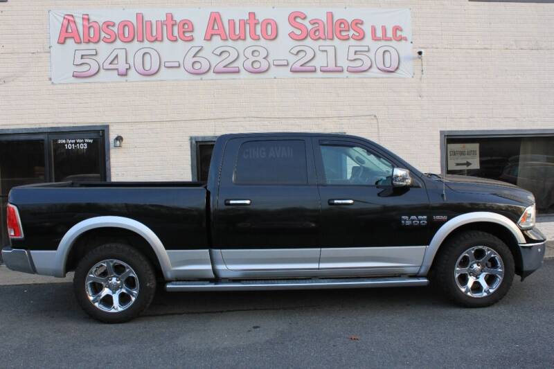 2017 RAM 1500 for sale at Absolute Auto Sales in Fredericksburg VA