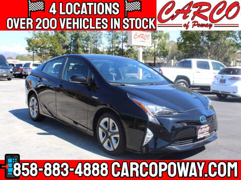 2018 Toyota Prius for sale at CARCO SALES & FINANCE - CARCO OF POWAY in Poway CA