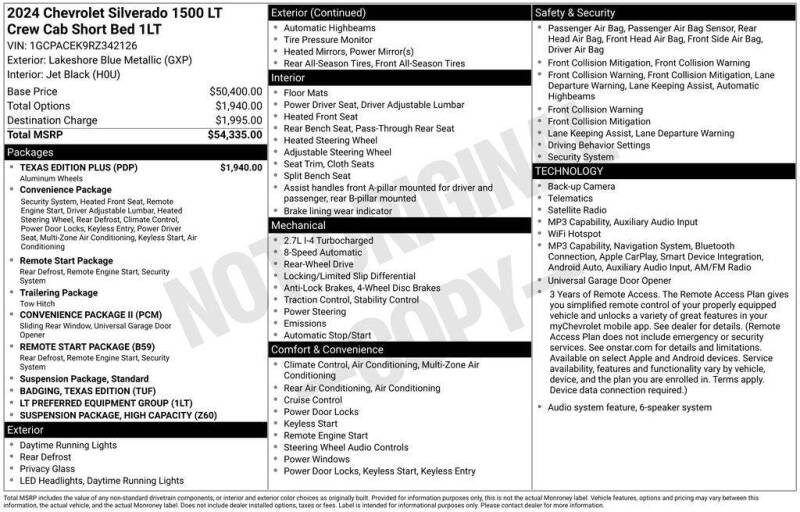 2024 Chevrolet Silverado 1500