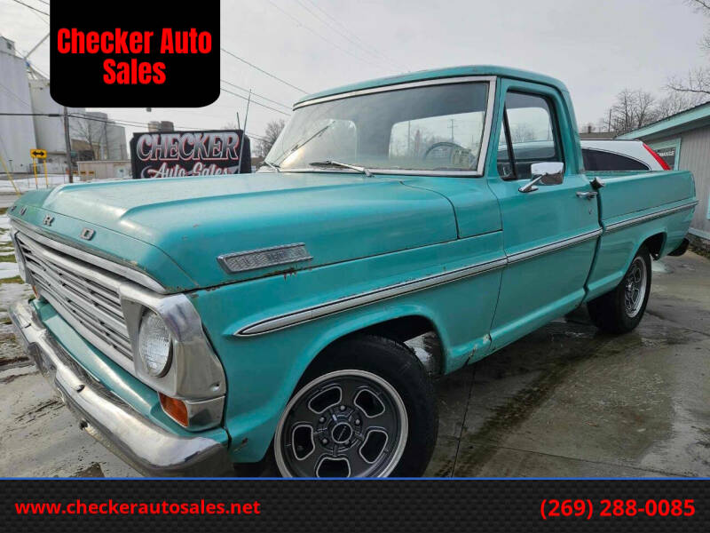 1967 Ford F-100 for sale at Checker Auto Sales in Augusta MI