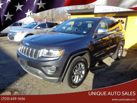 2014 Jeep Grand Cherokee for sale at Unique Auto Sales in Marshall VA