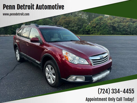 2011 Subaru Outback for sale at Penn Detroit Automotive in New Kensington PA