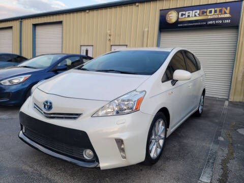 2012 Toyota Prius v for sale at Carcoin Auto Sales in Orlando FL