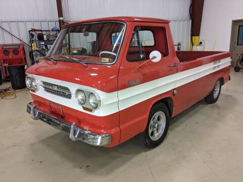 1963 Chevrolet Corvair Rampside Pickup Truck for sale at CLASSIC CAR SALES INC. in Chesterfield MO