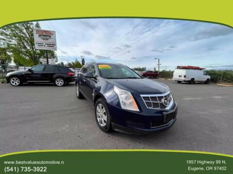 2010 Cadillac SRX for sale at Best Value Automotive in Eugene OR