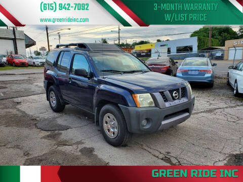2006 Nissan Xterra for sale at Green Ride Inc in Nashville TN