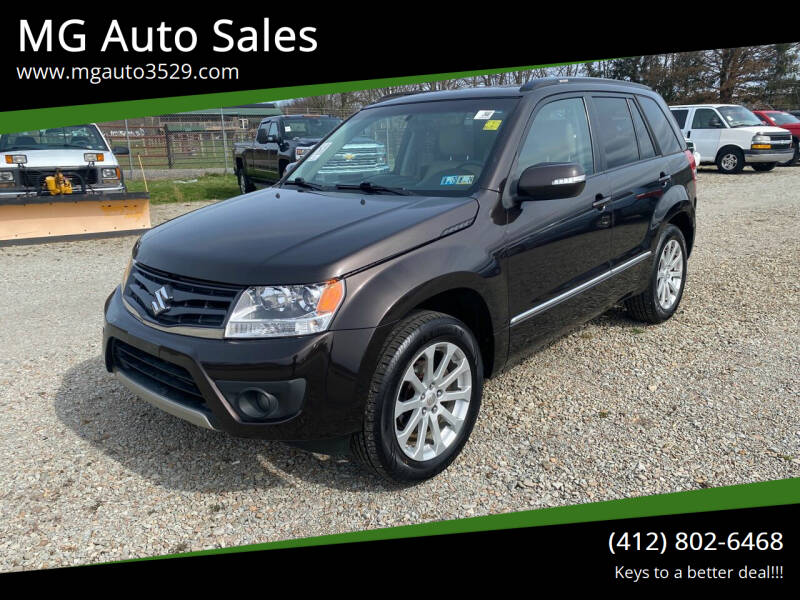 2013 Suzuki Grand Vitara for sale at MG Auto Sales in Pittsburgh PA
