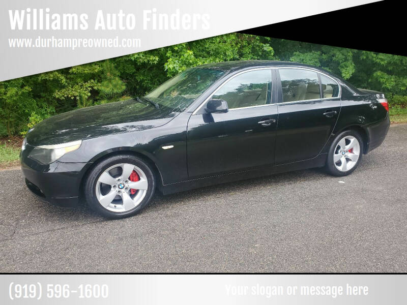 2006 BMW 5 Series for sale at Williams Auto Finders in Durham NC