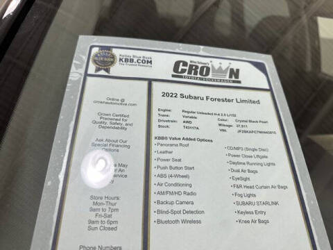 2022 Subaru Forester Limited